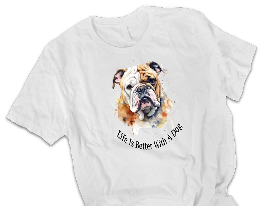 Bulldog printed t-shirt