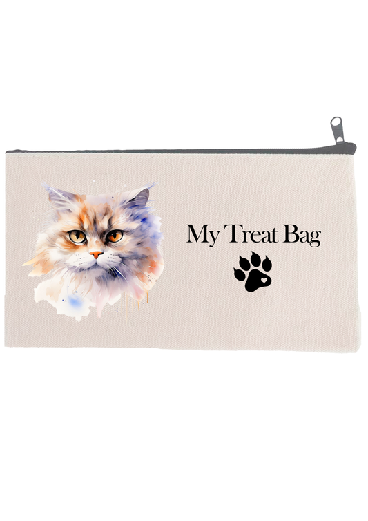 persian cat treat bag