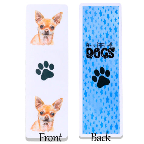 Chihuahua printed bookmark