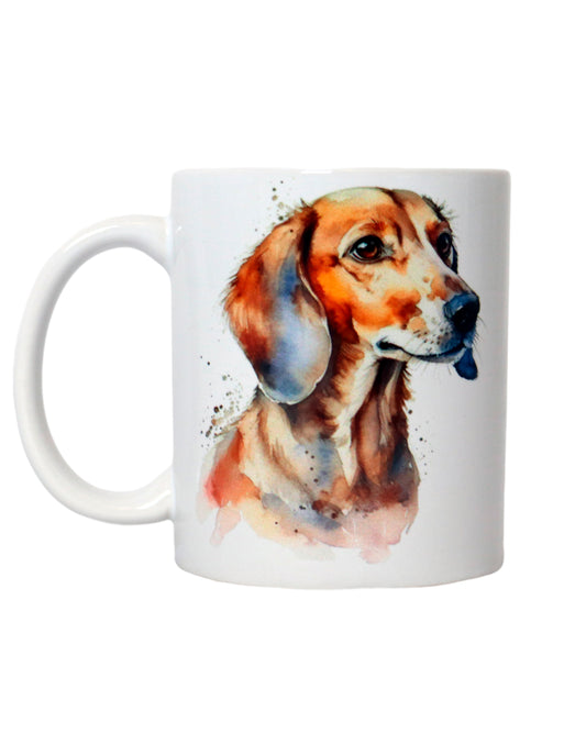 Dachshund printed mug