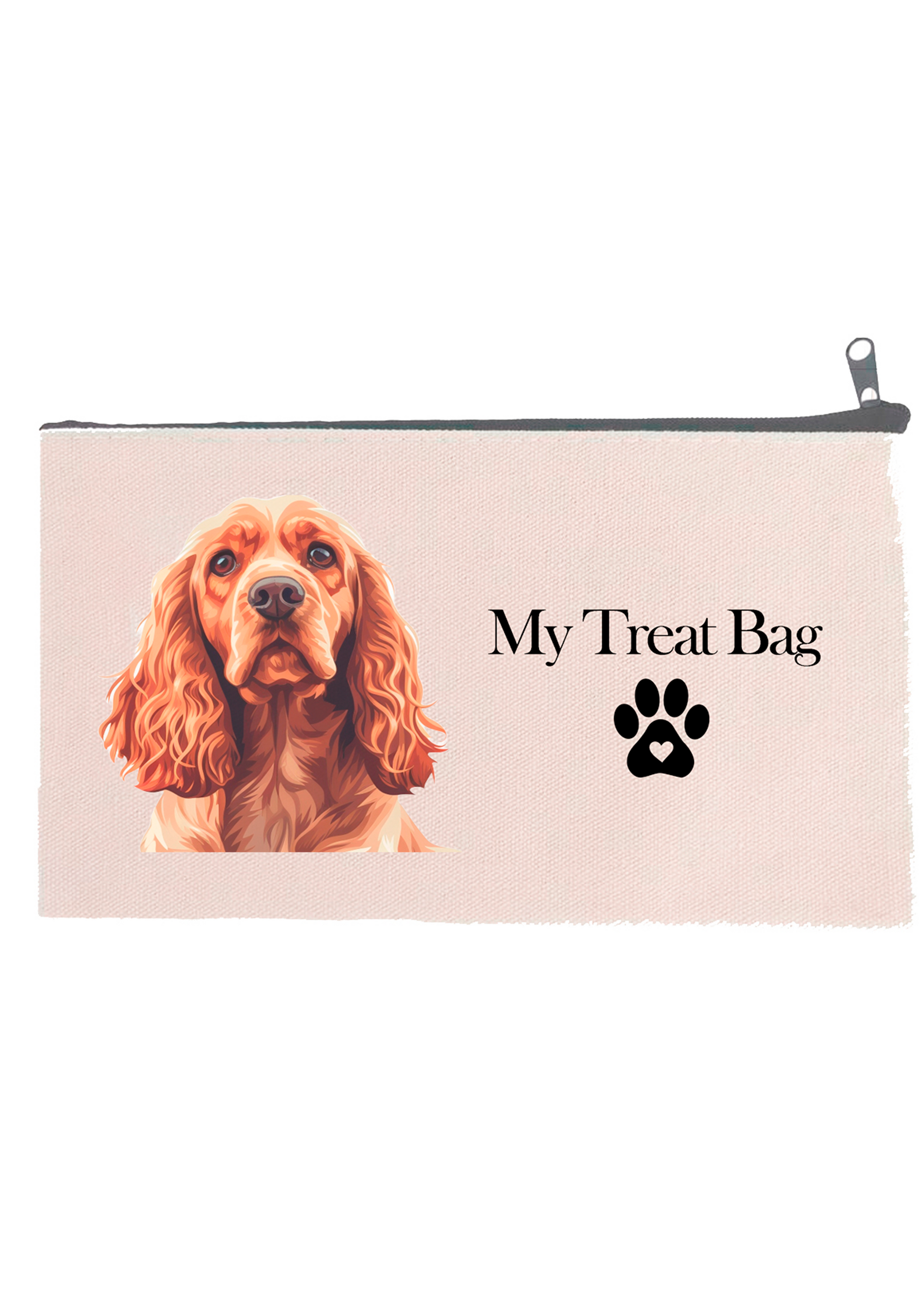 Golden Cocker Spaniel treat bag