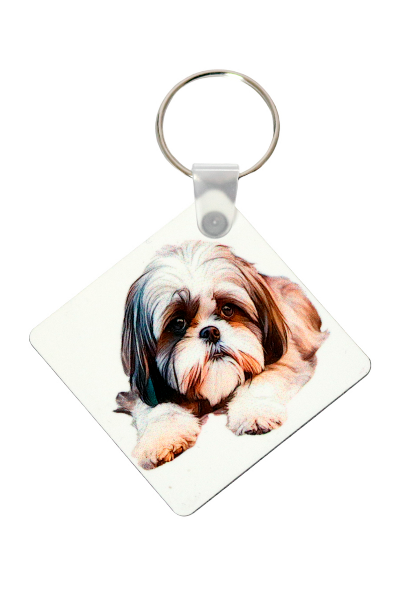 Shih Tzu printed keyring