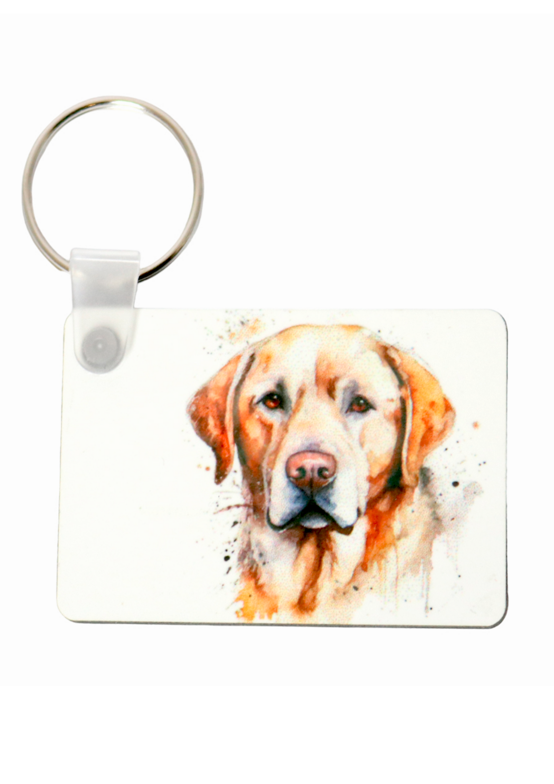 Labrador printed keyring