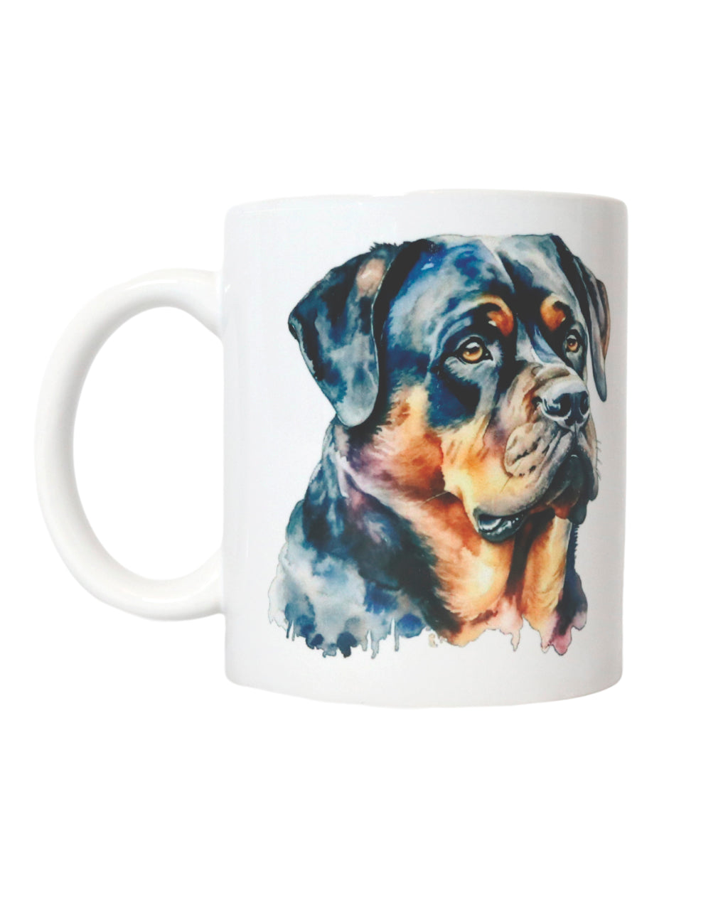 rottweiler printed mug