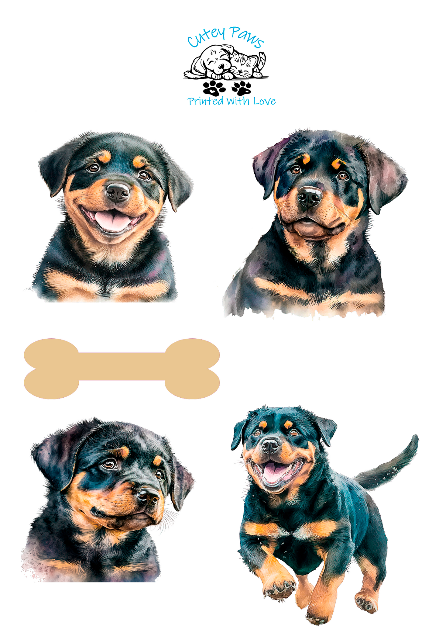 dog stickers rottweiler 