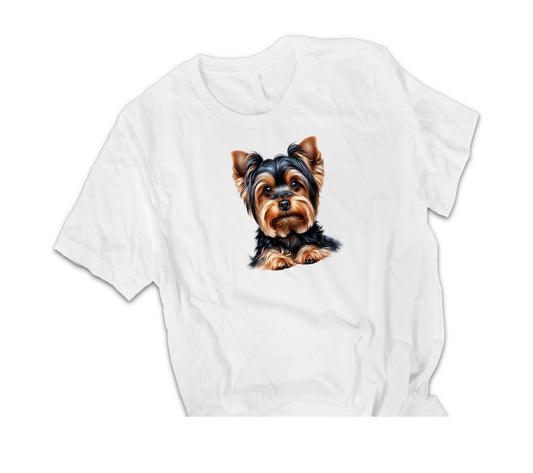 Yorkshire Terrier Printed T Shirt